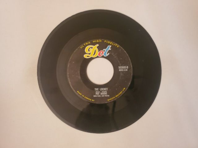 Pat Boone The Locket / Speedy Gonzales vinyl record