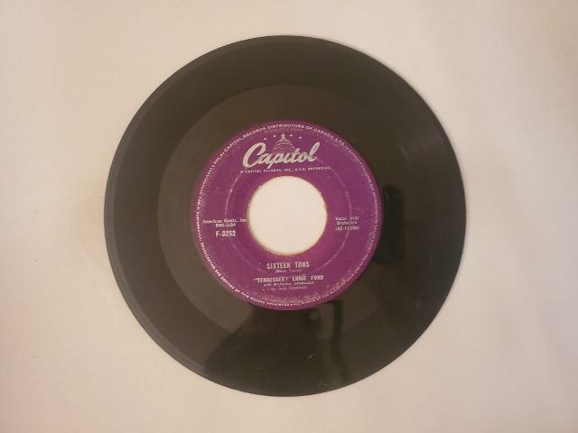 Tennessee Ernie Ford Sixteen Tons / You Don't Have to Be a Baby to Cry vinyl record