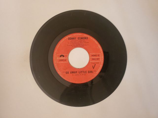Donny Osmond Go Away Little Girl / Time to Ride vinyl record