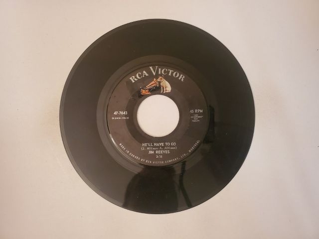 Jim Reeves He'll Have to Go / In a Mansion Stands My Love vinyl record