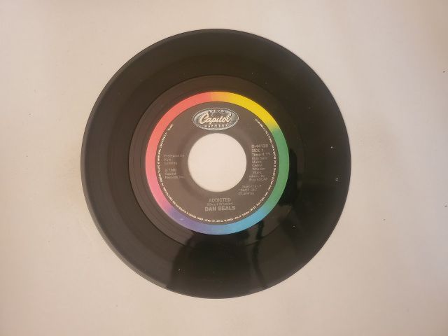 Dan Seals Addicted / Maybe I'm Missing You Now vinyl record