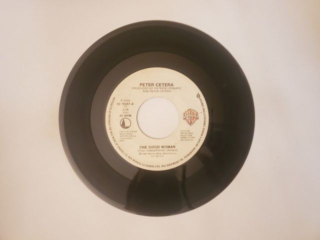 Peter Cetera One Good Woman / One More Story vinyl record