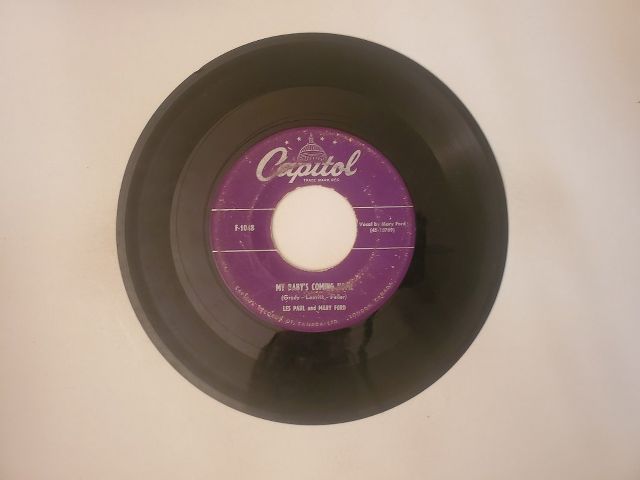 Les Paul and Mary Ford My Baby's Coming Home / Lady of Spain vinyl record