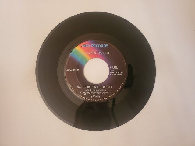 Olivia Newton-John Water Under the Bridge / Have You Never Been Mellow vinyl record