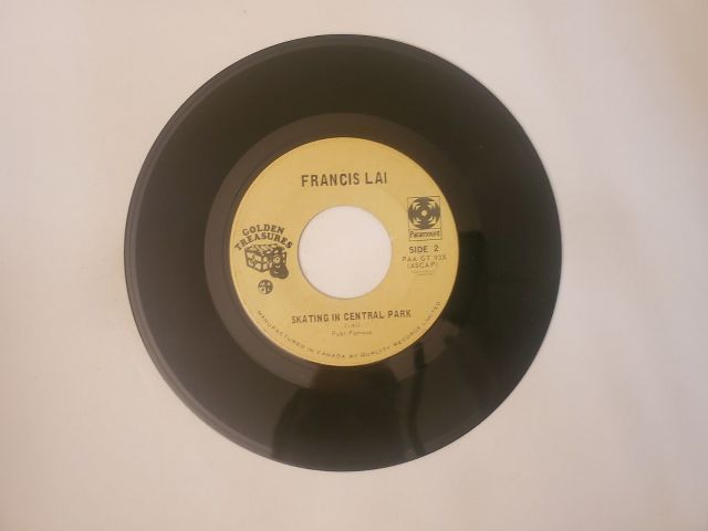 Francis Lai Skating in Central Park / Theme from 'Love Story' vinyl record