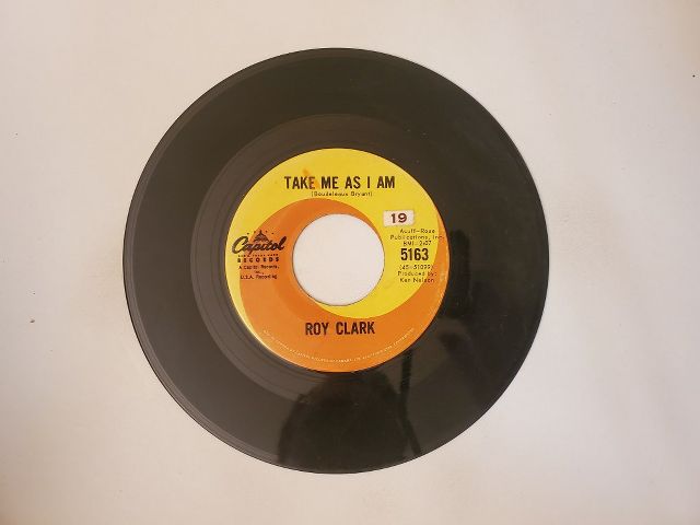 Roy Clark Take Me As I Am / If You'll Pardon Me vinyl record