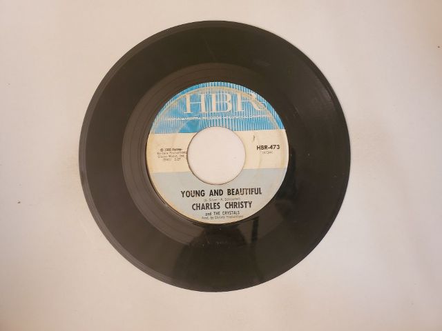 Charles Christy and The Crystals Young and Beautiful / In The Arms Of A Girl vinyl record