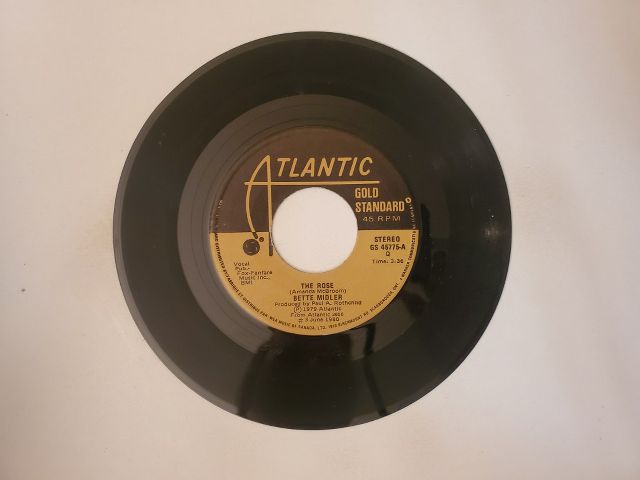 Bette Midler The Rose / When a Man Loves a Woman vinyl record