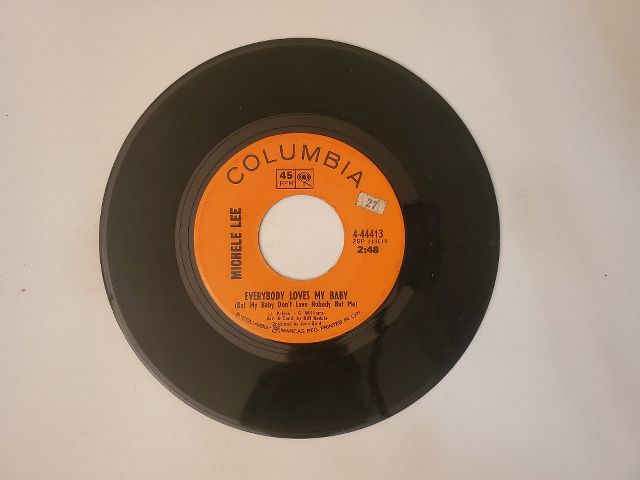 Michele Lee Everybody Loves My Baby (But My Baby Don't Love Nobody But Me) / L. David Sloane vinyl record