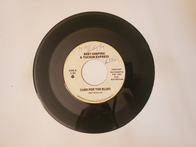 Bert Keeping & Tucson Express Cure for the Blues / Sing Me Back Home vinyl record