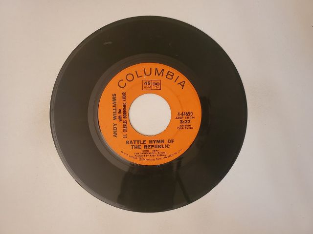 Andy Williams Battle Hymn of the Republic / Ave Maria vinyl record