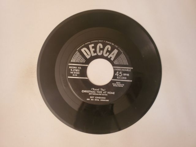 Guy Lombardo and His Royal Canadians (Round the) Christmas Tree at Home / Rudolph the Red Nosed Reindeer vinyl record