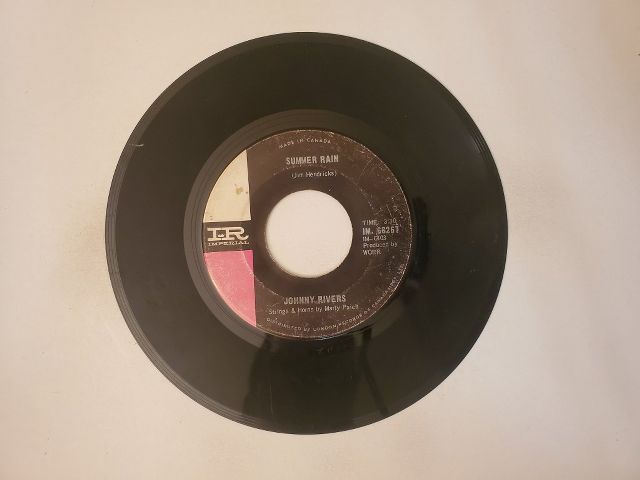 Johnny Rivers Summer Rain / Memory of the Coming Good vinyl record
