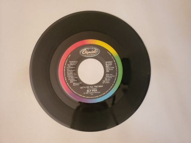 Sly Fox Let's Go All the Way / Bonus Beats vinyl record