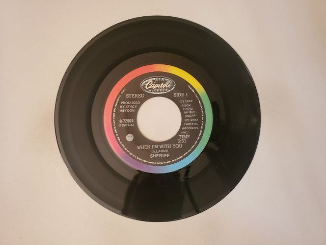 Sheriff When I'm With You / Crazy Without You vinyl record
