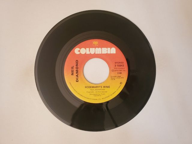 Neil Diamond Rosemary's Wine / Longfellow Serenade vinyl record