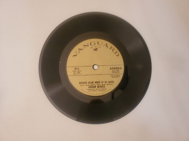 Joan Baez Deportee (Plane Wreck at Los Gatos) / Maria Dolores vinyl record
