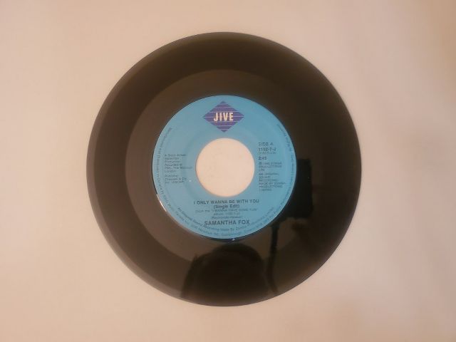 Samantha Fox I Only Wanna Be with You / Confession vinyl record