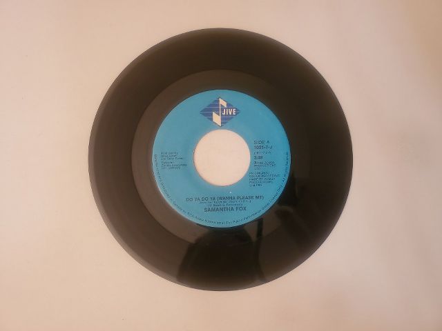 Samantha Fox Do Ya Do Ya (Wanna Please Me) / I Want You to Want Me vinyl record