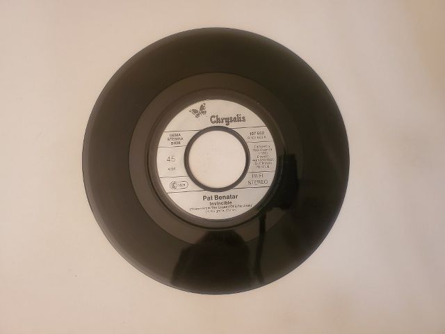 Pat Benatar Invincible (Theme from "The Legend of Billie Jean") / Invincible (Instrumental) vinyl record