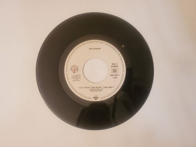Rod Stewart Love Touch / Heart is on the Line vinyl record