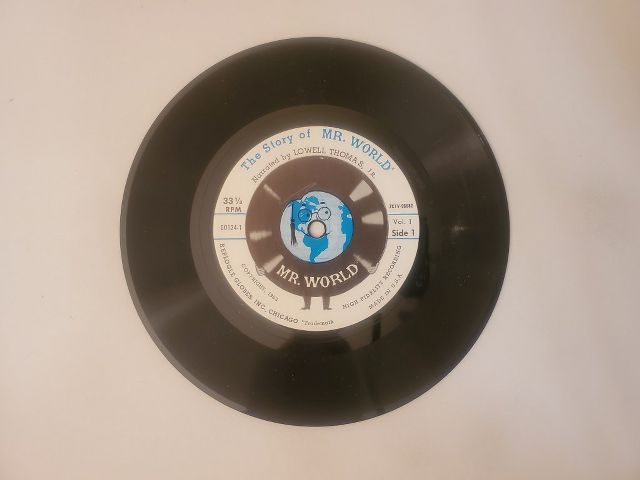 Lowell Thomas Jr. The Story of Mr. World / The Story of Mr. World vinyl record