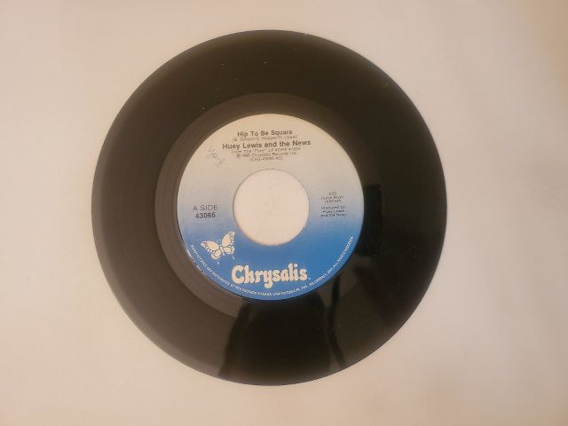 Huey Lewis and the News Hip To Be Square / Some of My Lies Are True vinyl record