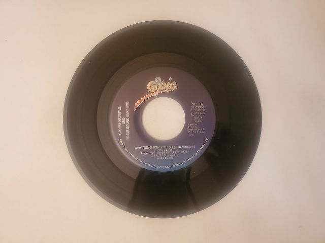 Gloria Estefan and Miami Sound Machine Anything for You (English Version) / Anything For You (Spanish Version) vinyl record