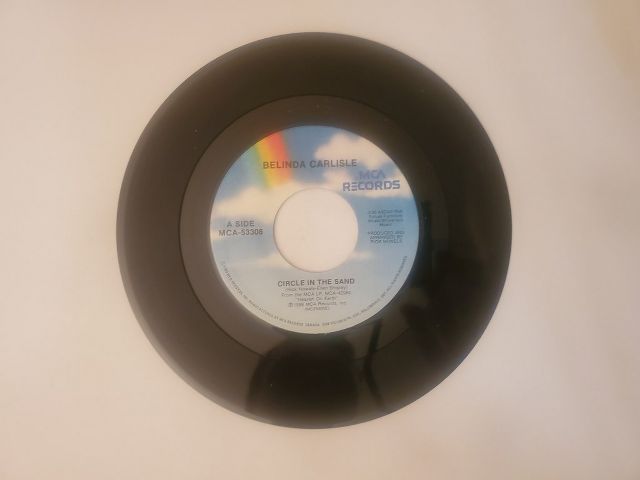 Belinda Carlisle Circle in the Sand / We Can Change vinyl record