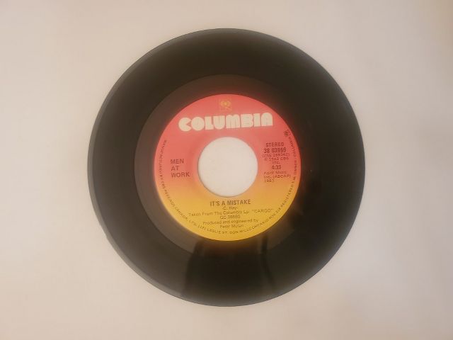 Men at Work It's a Mistake / Shintaro vinyl record