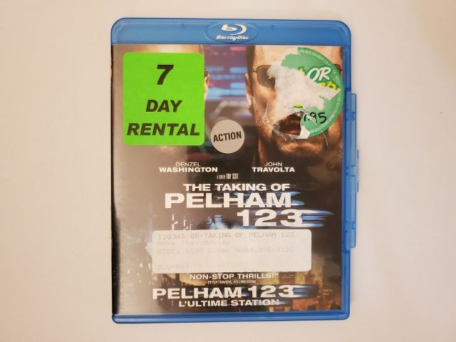 Blu-Ray The Taking of Pelham 123 video game