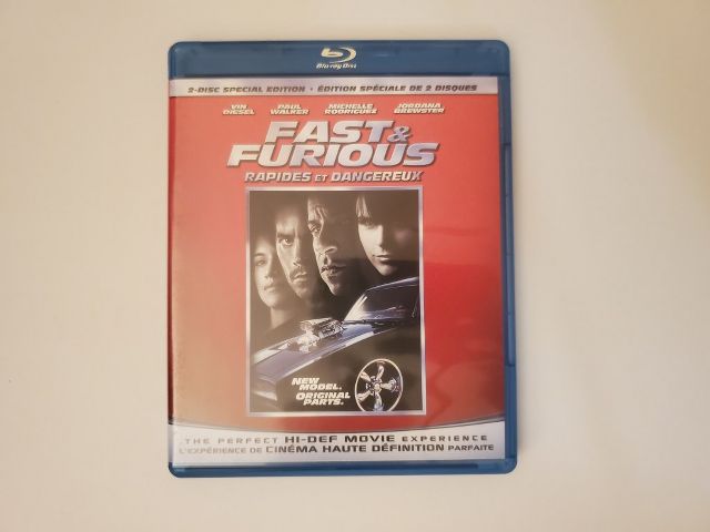 Blu-Ray Fast & Furious video game