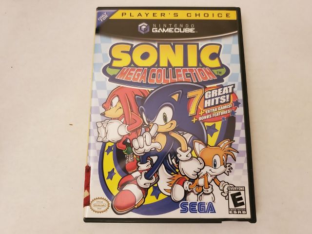 Nintendo GameCube Sonic Mega Colletion Player's Choice video game