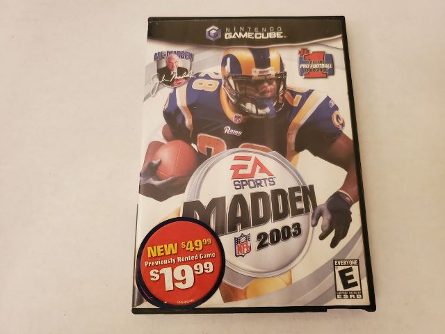 Nintendo GameCube Madden 2003 video game
