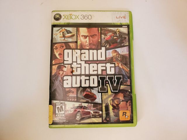Microsoft Xbox 360 Grand Theft Auto IV video game