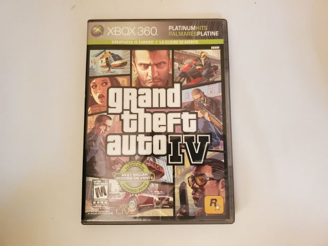 Microsoft Xbox 360 Grand Theft Auto IV video game