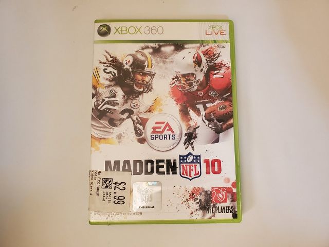 Microsoft Xbox 360 Madden 10 video game
