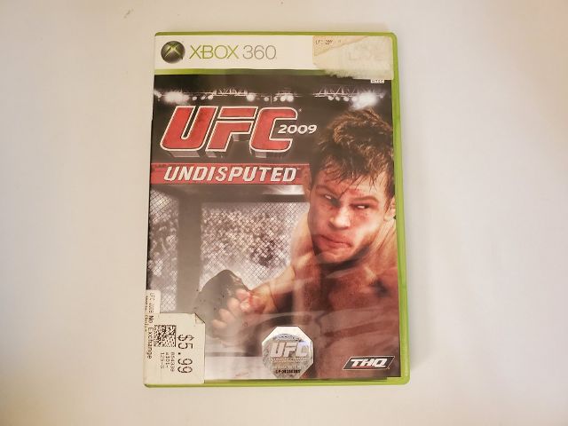 Microsoft Xbox 360 UFC 2009 Undisputed video game