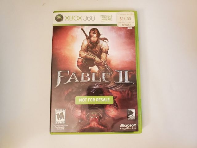 Microsoft Xbox 360 Fable II video game