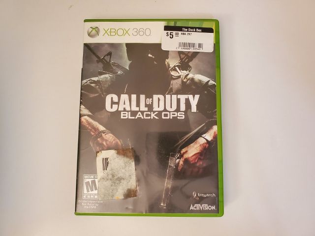Microsoft Xbox 360 Call of Duty Black Ops video game