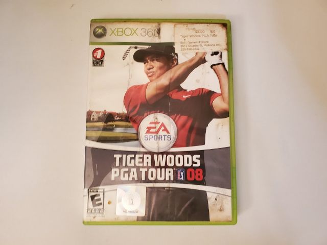 Microsoft Xbox 360 Tiger Woods PGA Tour 08 video game
