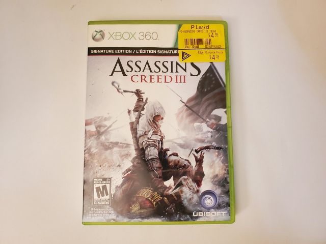 Microsoft Xbox 360 Assassin's Creed III video game