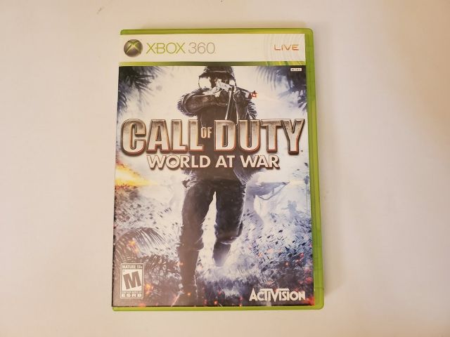 Microsoft Xbox 360 Call of Duty World At War video game