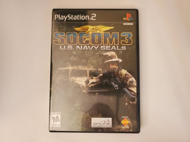 Sony PlayStation 2 Socom 3 US Navy Seals video game