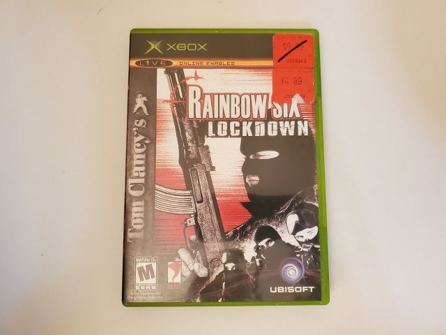 Microsoft Xbox Rainbow Six Lockdown video game