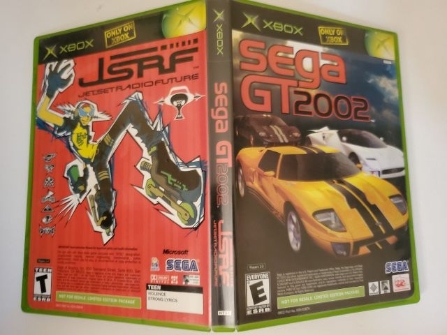 Microsoft Xbox Jet Set Radio Future Sega GT 2002 video game