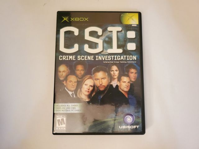 Microsoft Xbox CSI: Crime Scene Investigation video game