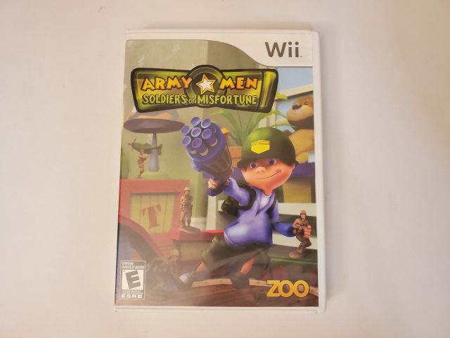 Nintendo Wii Army Men Soldiers of Misfortune video game
