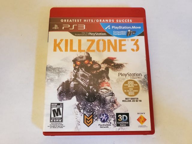 Sony PlayStation 3 Killzone 3 Greatest Hits video game