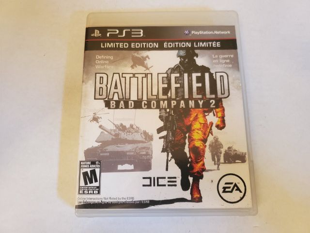 Sony PlayStation 3 Battlefield Bad Company 2 Limited Edition video game